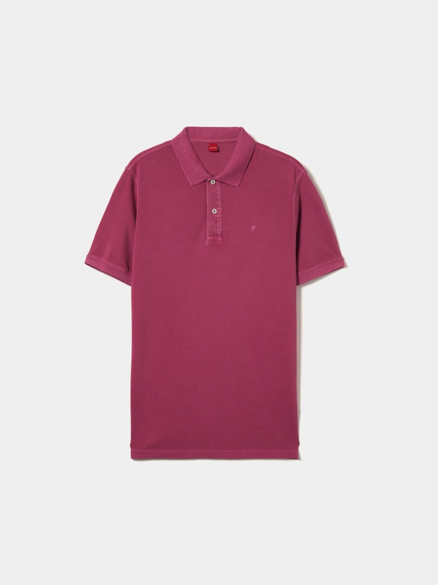 Polo piqué regular fit de algodão
