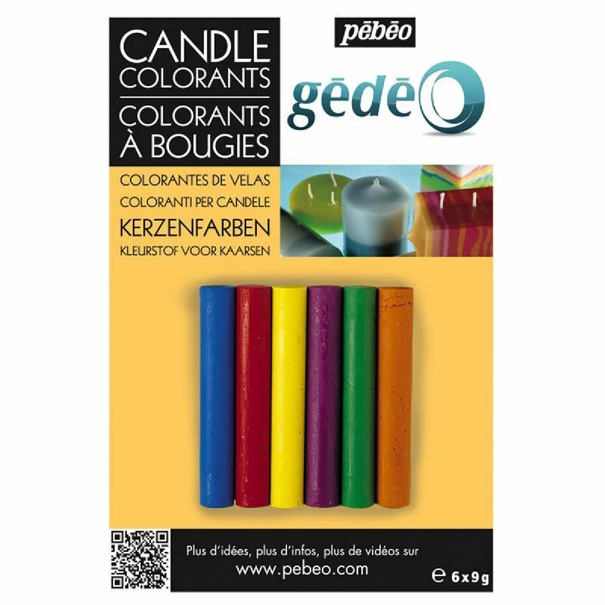 Pebeo Colorants concentrés pigments pour bougie