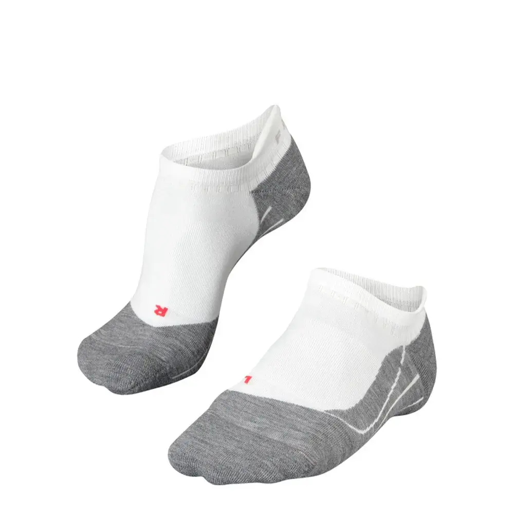 Falke RU4 Endurance Invisible Hardloopsokken Wit/Grijs Dames