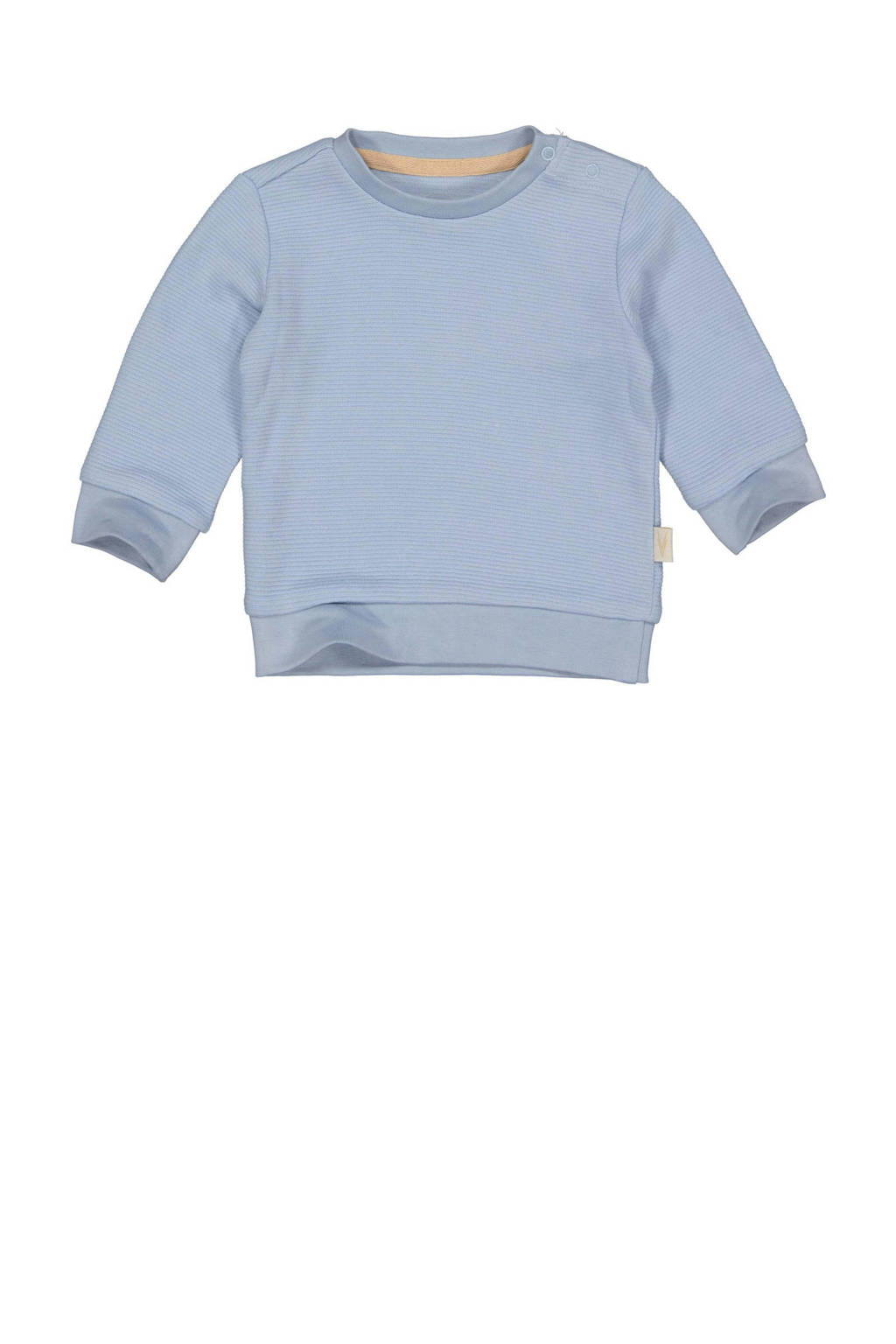 LEVV baby gestreepte sweater LNEELTJENOS blue dust