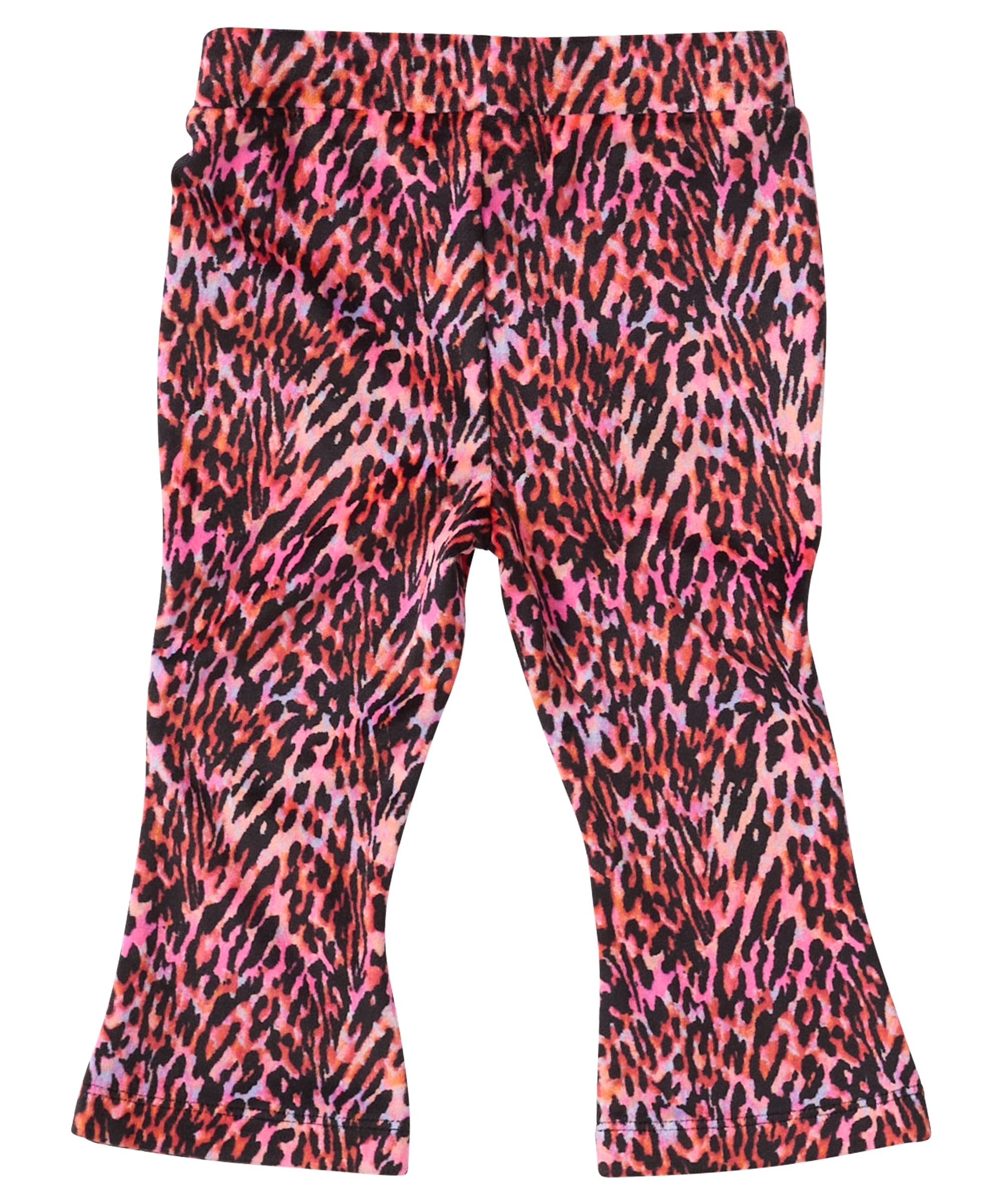 flared fit broek velvet print