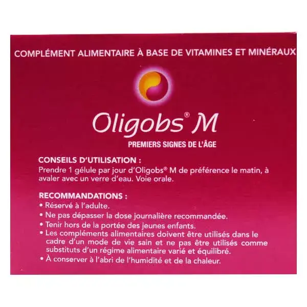 Oligobs M Primeiros Sinais de Envelhecimento 90 cápsulas