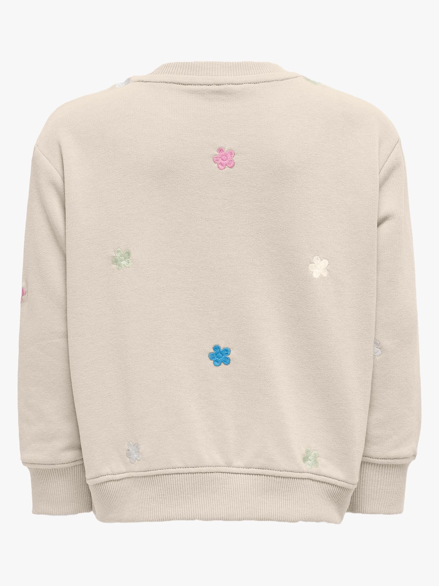 Lavina Life Long Sleeve Oneck Embroderie Pullover Sweat