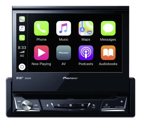 Pioneer AVH-Z7200DAB - DVD-modtager - display - 7