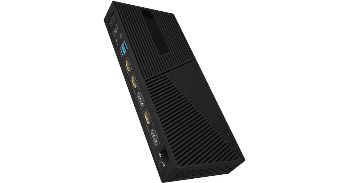 ICY BOXIB-DK2246AC 11 in 1 Hybrid DockingStation with triple video output  (HDMI, DisplayPort, LAN, USB Type-C)