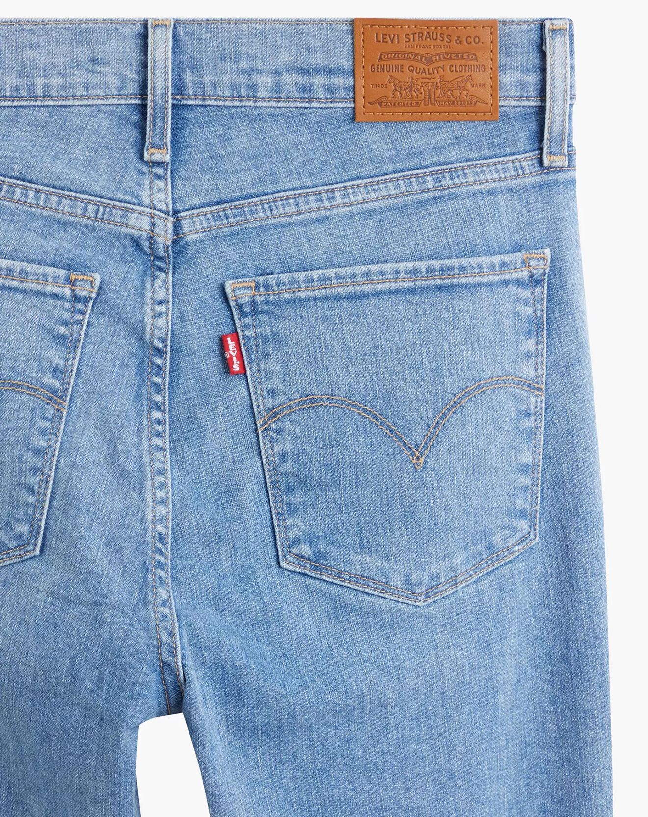 Levi's® Jean 724 High Rise Slim taille haute bleu