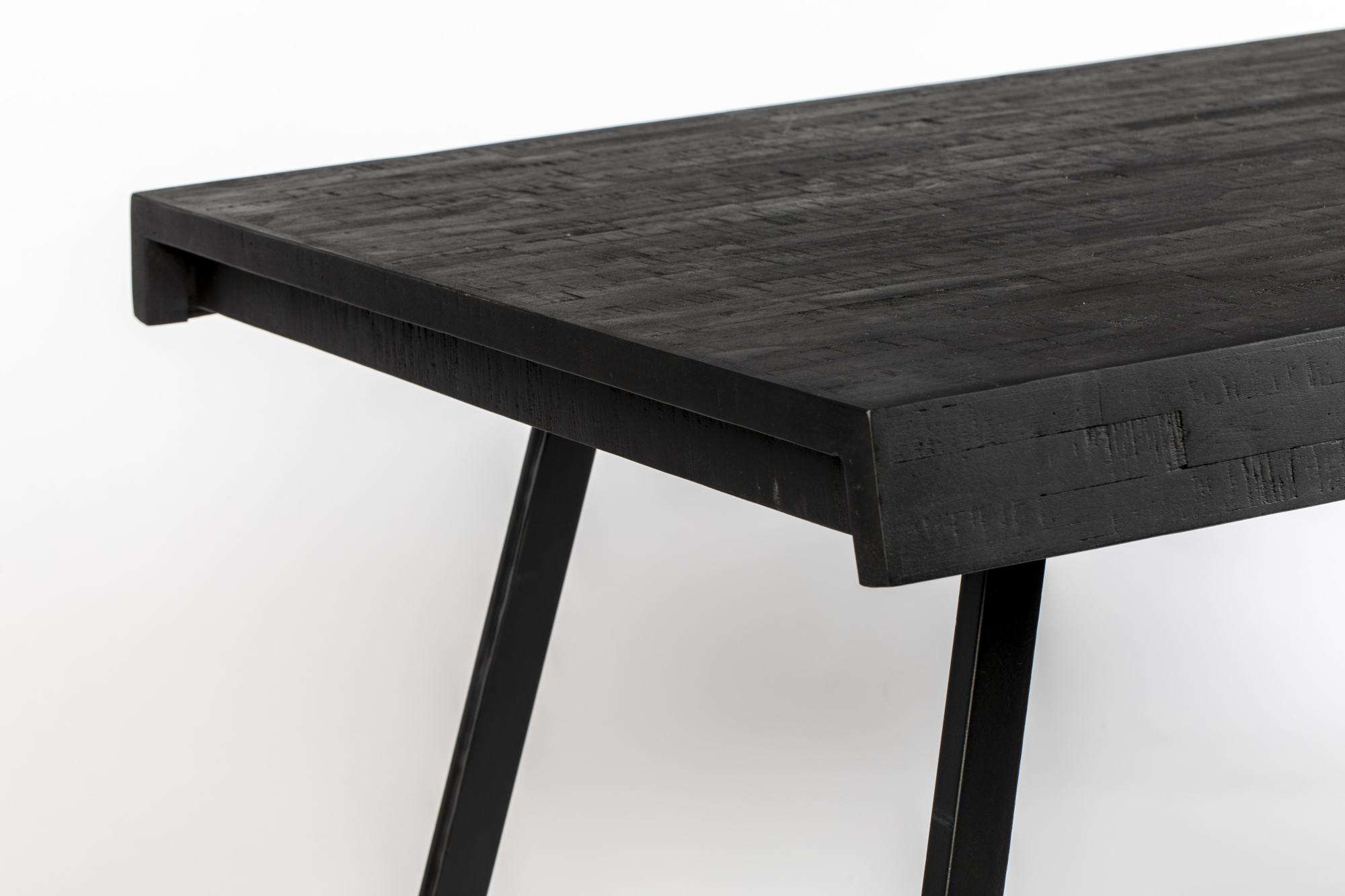 Eettafel Suri zwart 200 x 90 cm