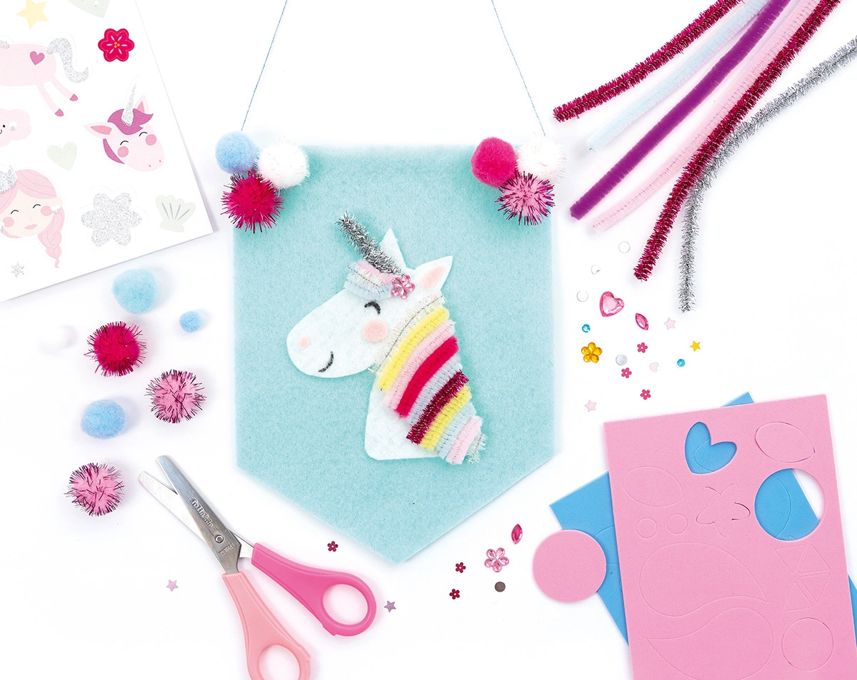Chenilledraht Bastelset UNICORN 227-teilig