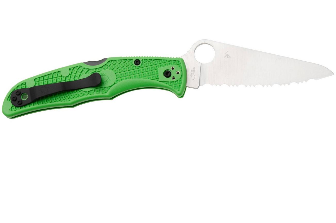 Spyderco Pacific Salt 2 Green LC200N C91FSGR2 serrated zakmes