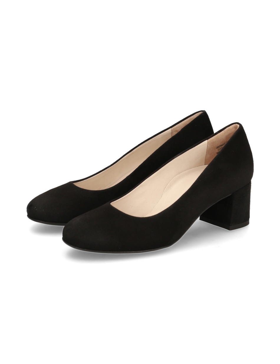 Veloursleder Pumps