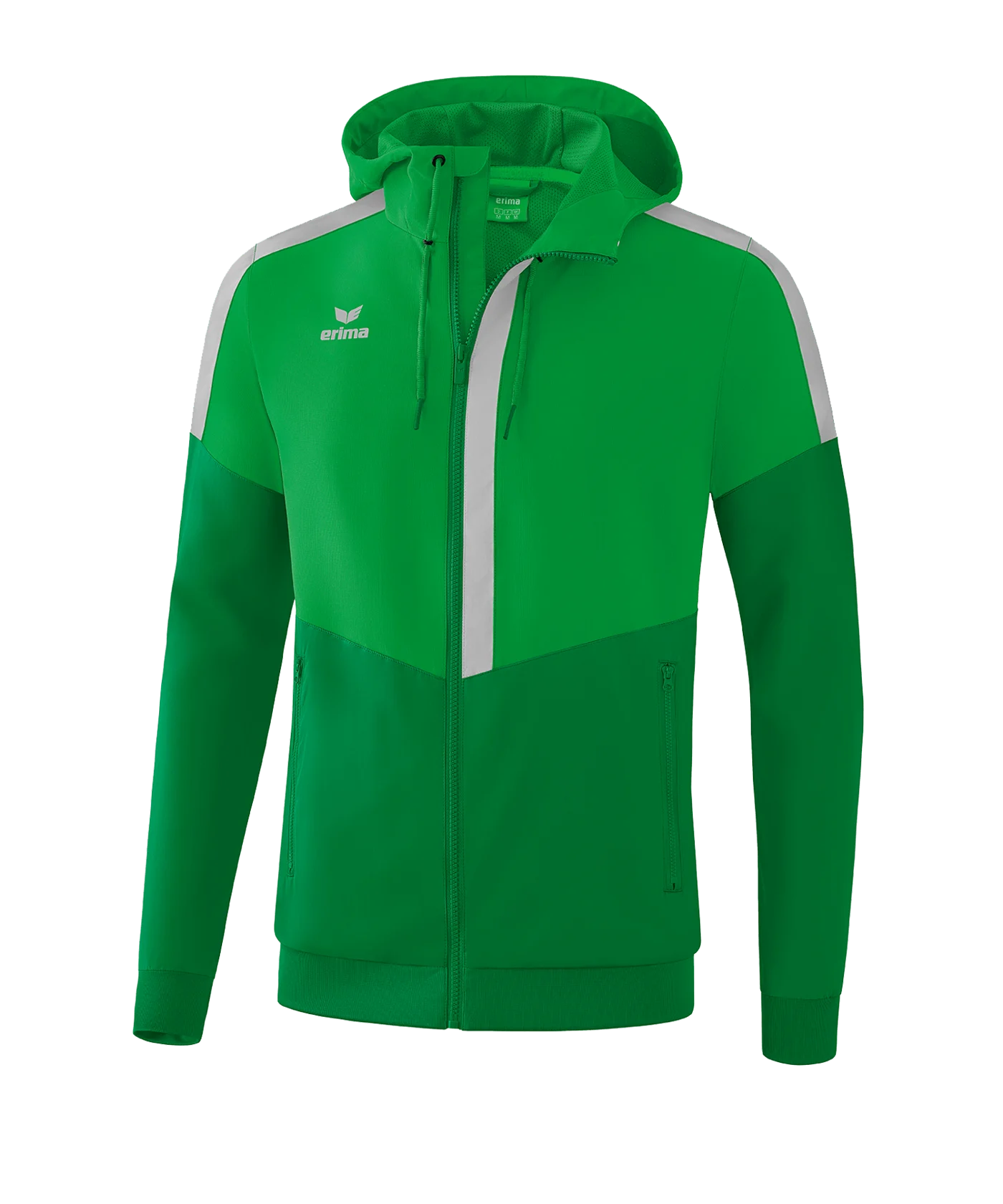 Erima Squad Präsentationsjacke Grün Grau