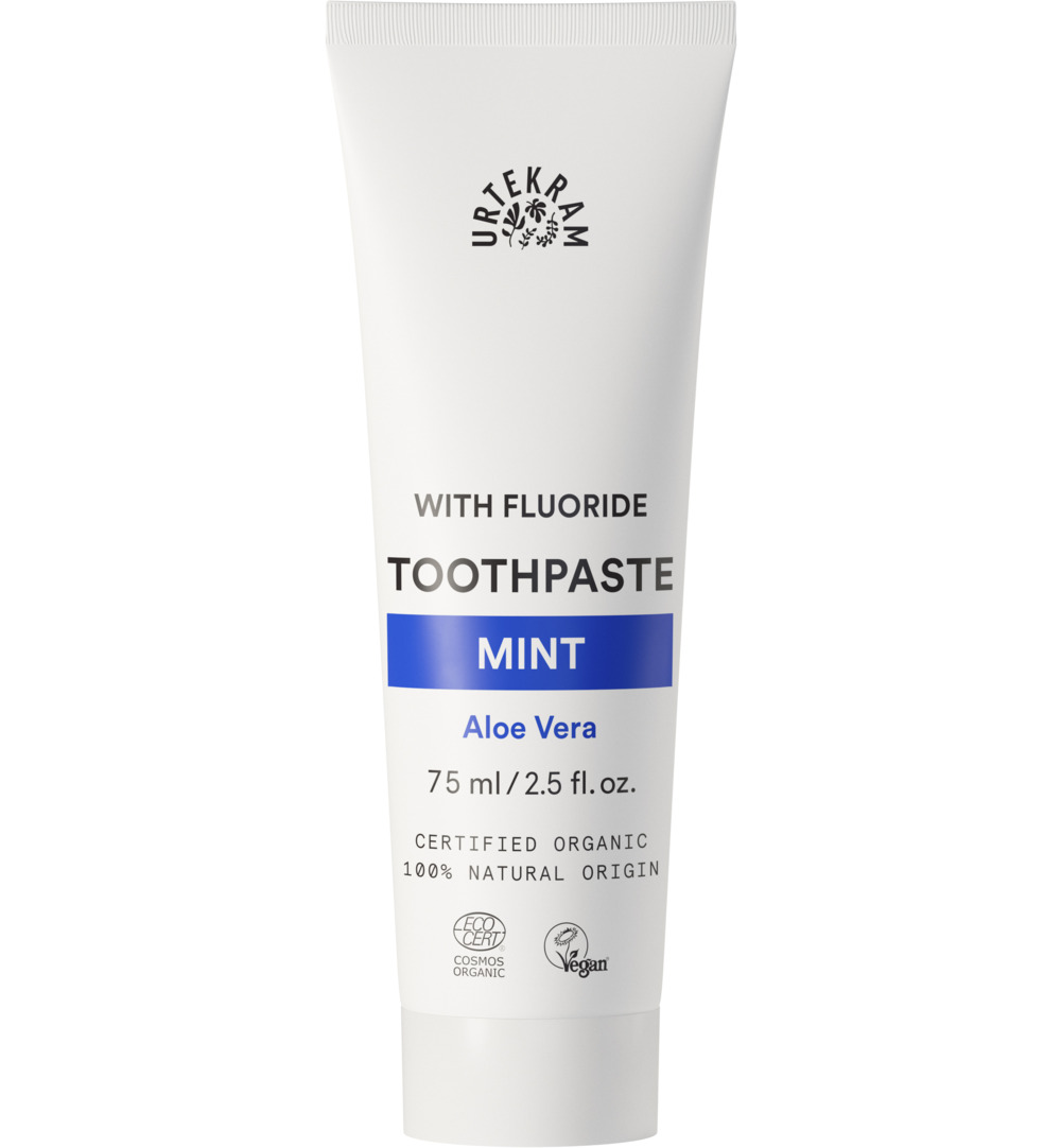 Urtekram Tandpasta mint fluoride (75 ml)
