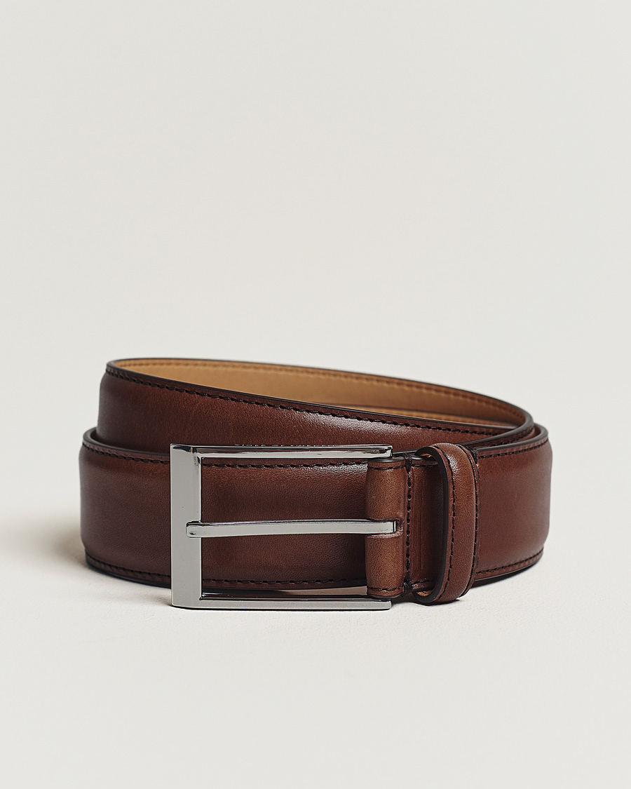 Tiger of Sweden Helmi Leather 3,5 cm Belt Brown