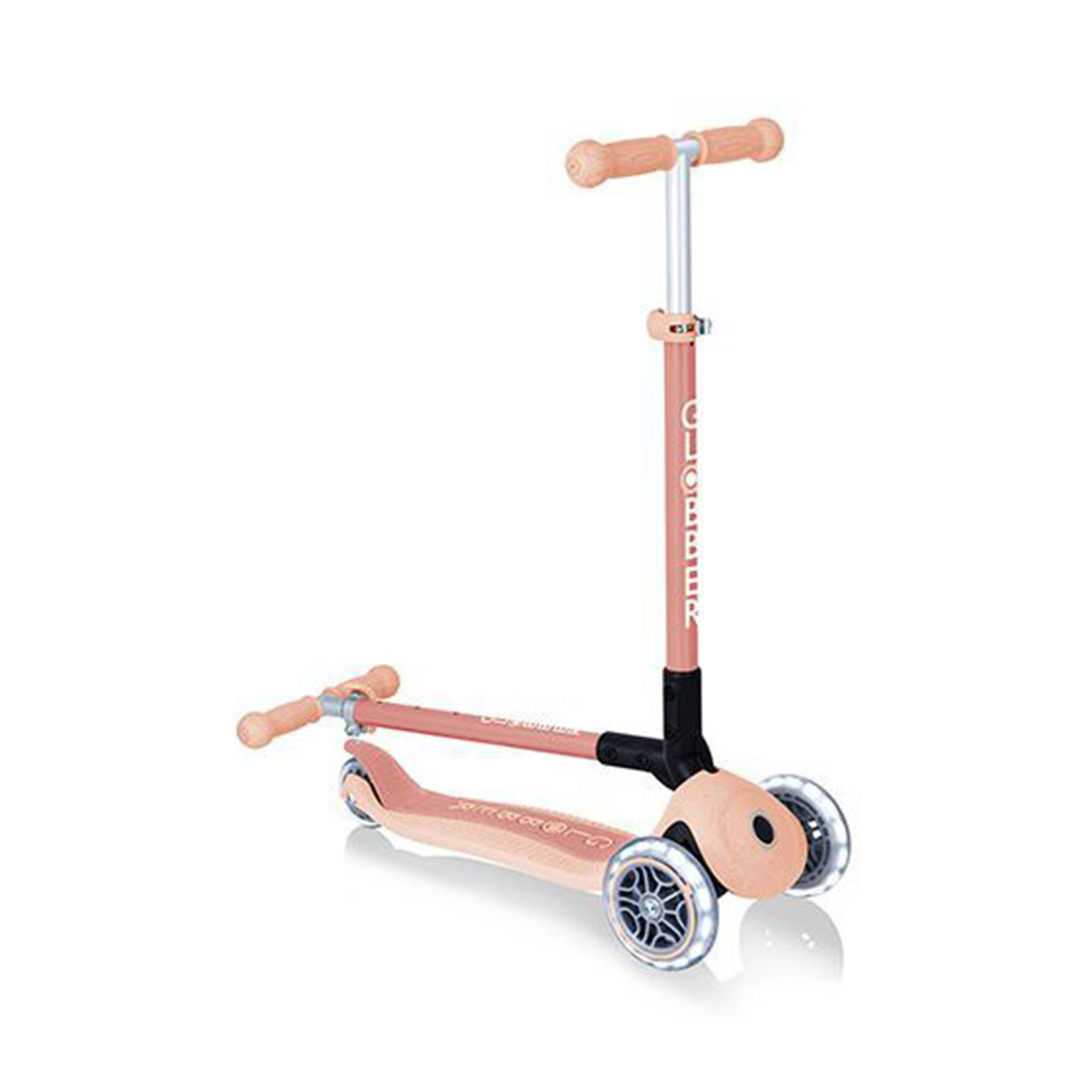 Globber Primo Foldable Lights ECO Peach