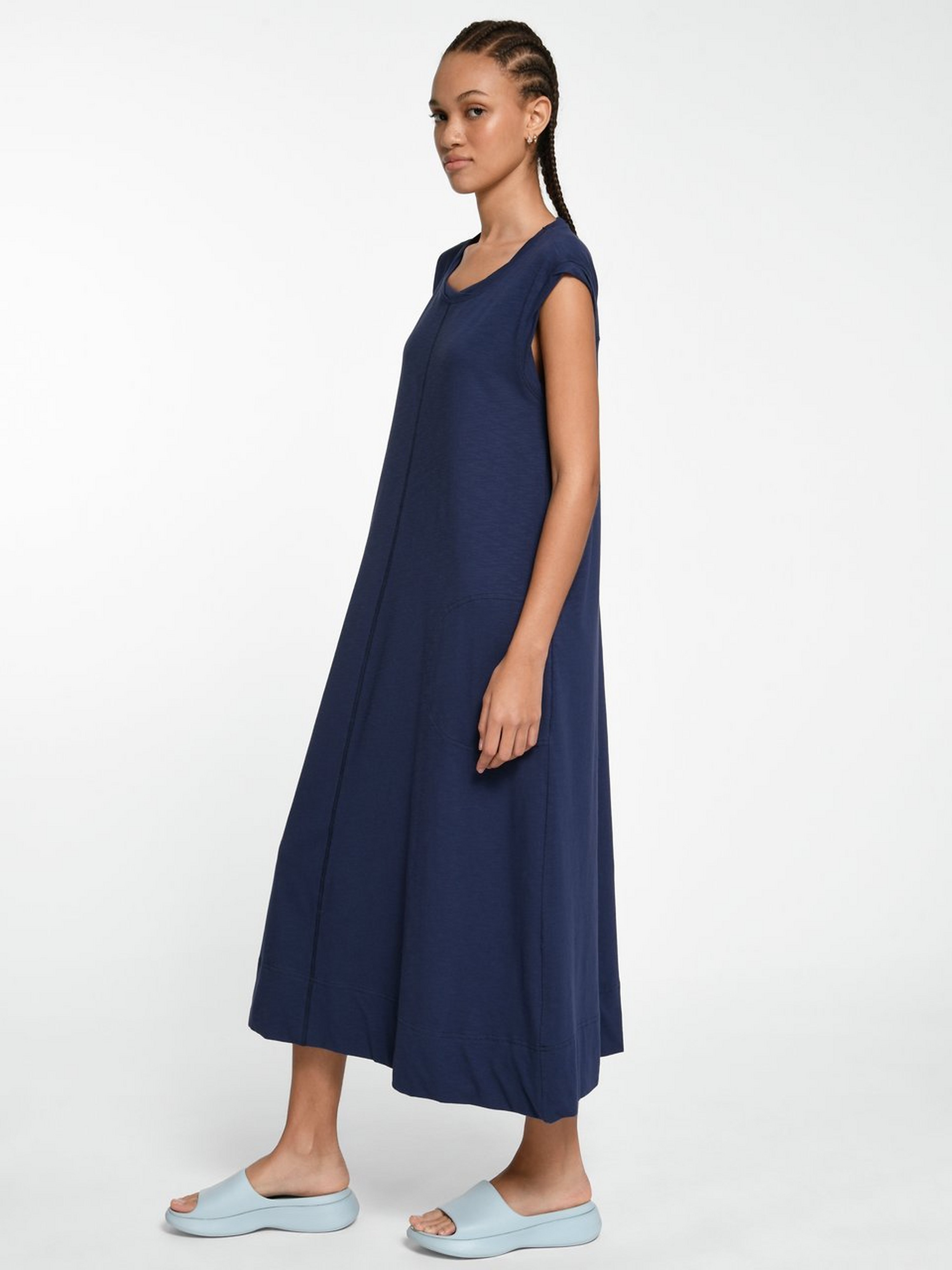 Ärmelloses Jersey-Kleid