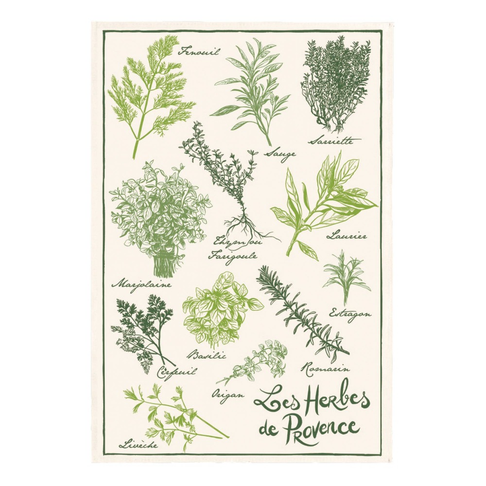 Torchon les herbes de provence