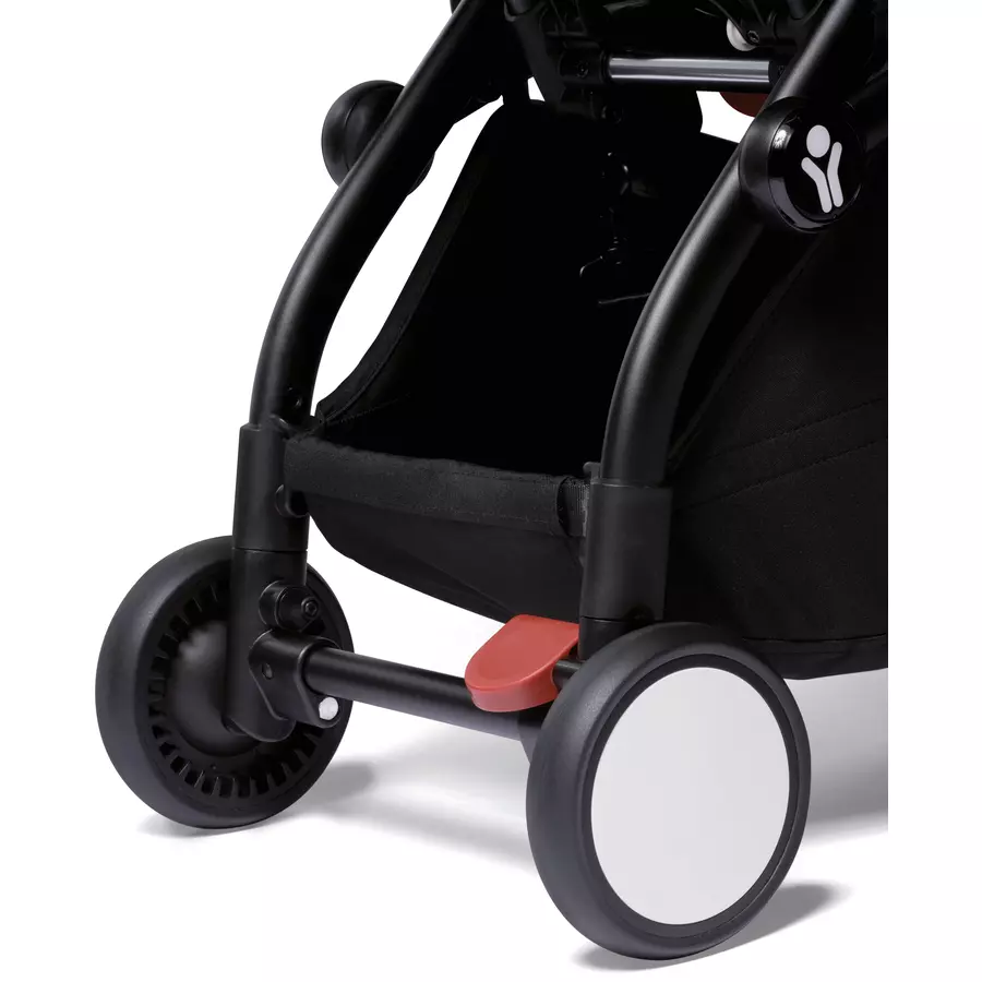 BABYZEN Kinderwagen YOYO2 6+ White mit Textilset Air France Blue und Backpack YOYO Black