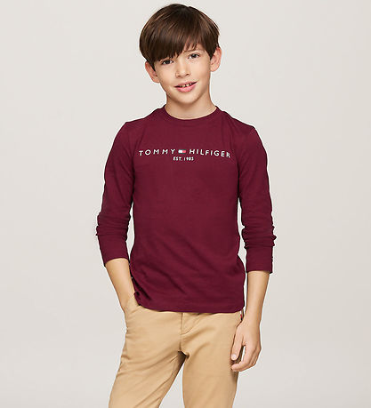 Tommy Hilfiger Bluse - U Essential - Deep Rouge