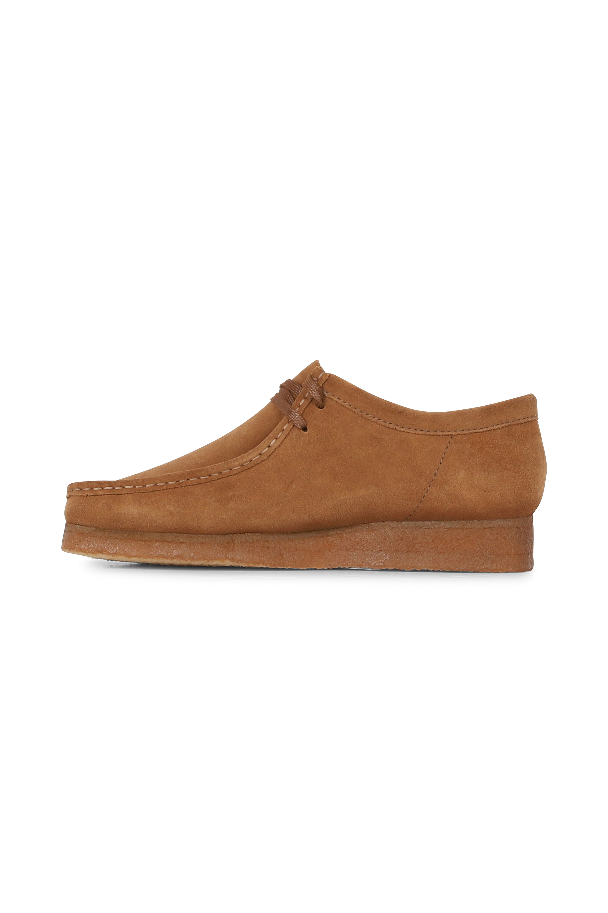 CLARKS ORIGINALS Derbies en cuir WALLABEE Marron
