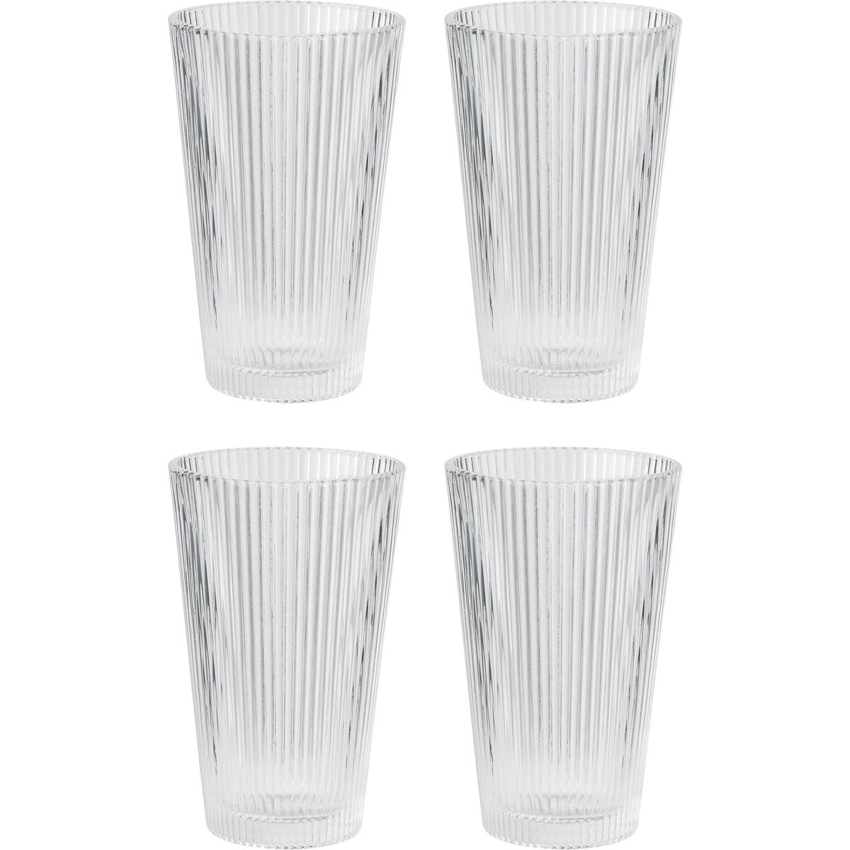 Pilastro Drikkeglass 0,35 liter, 4 stykker, clear
