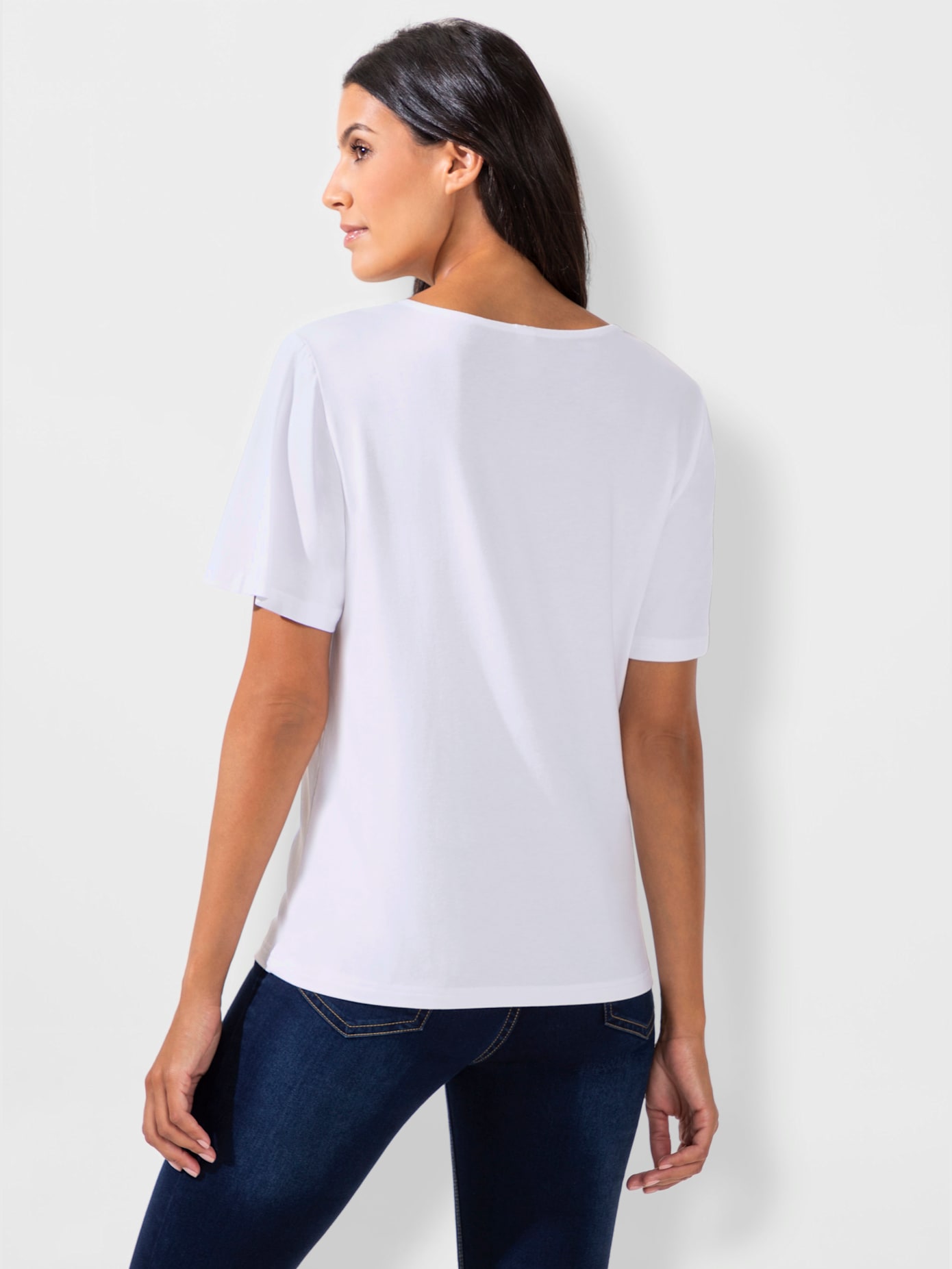 T-shirt à manches courtes qualité viscose douce