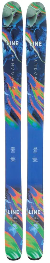 Line Pandora 104 Freeride Ski - All Mountain Ski Alpinski