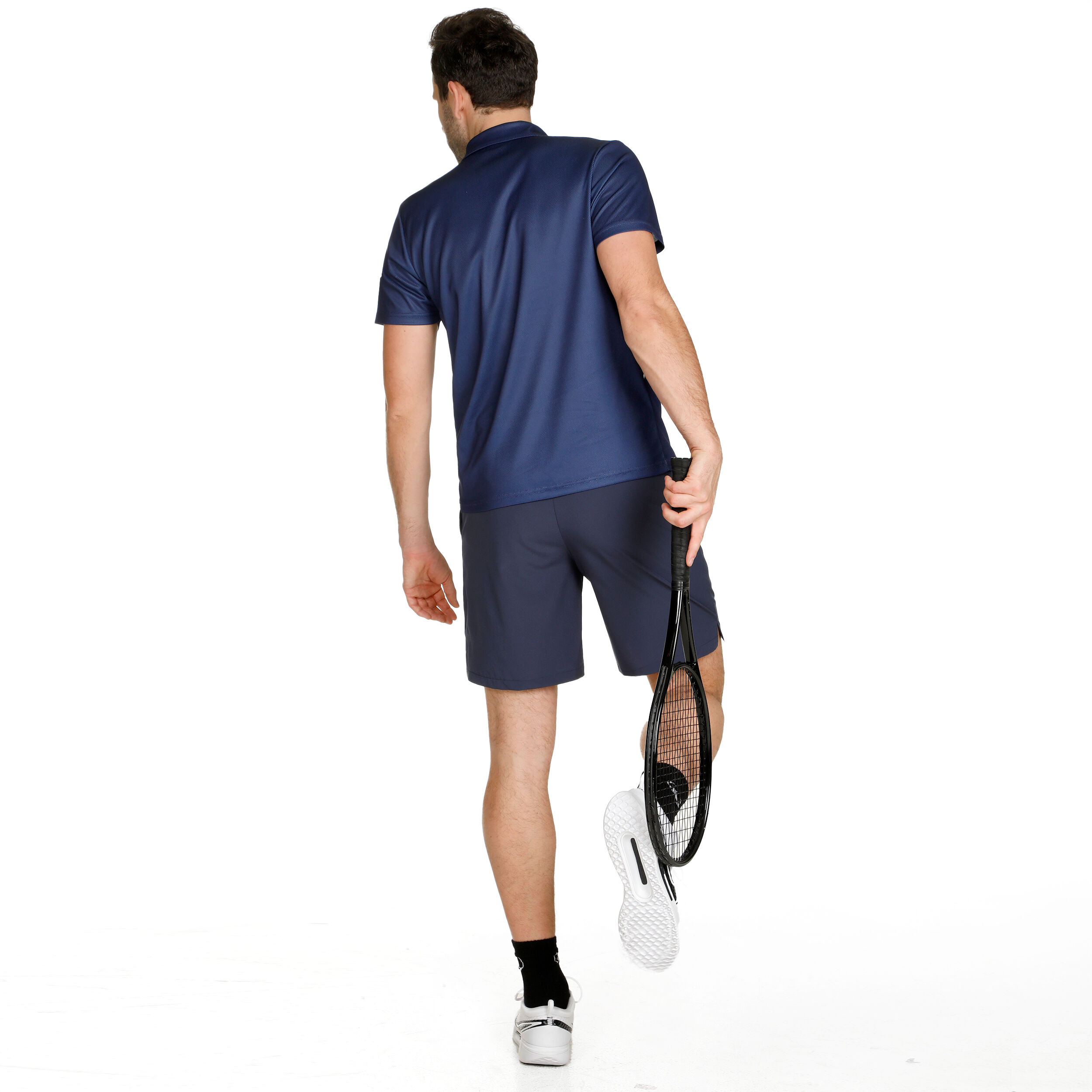 Quiet Please Tournament Polo Hommes - Bleu Foncé , Multicouleur