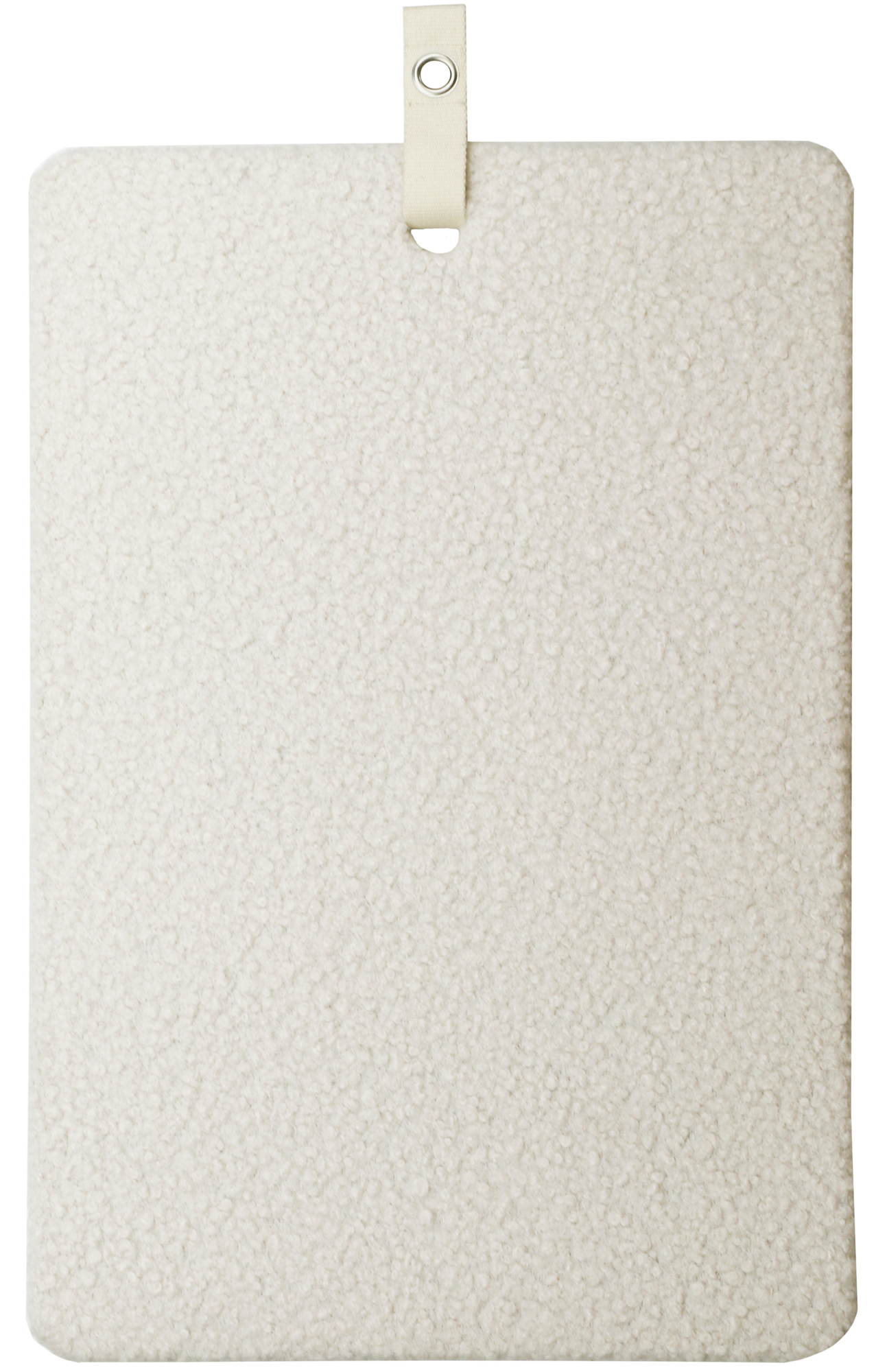 memo prikbord bouclé ecrú 40x60cm
