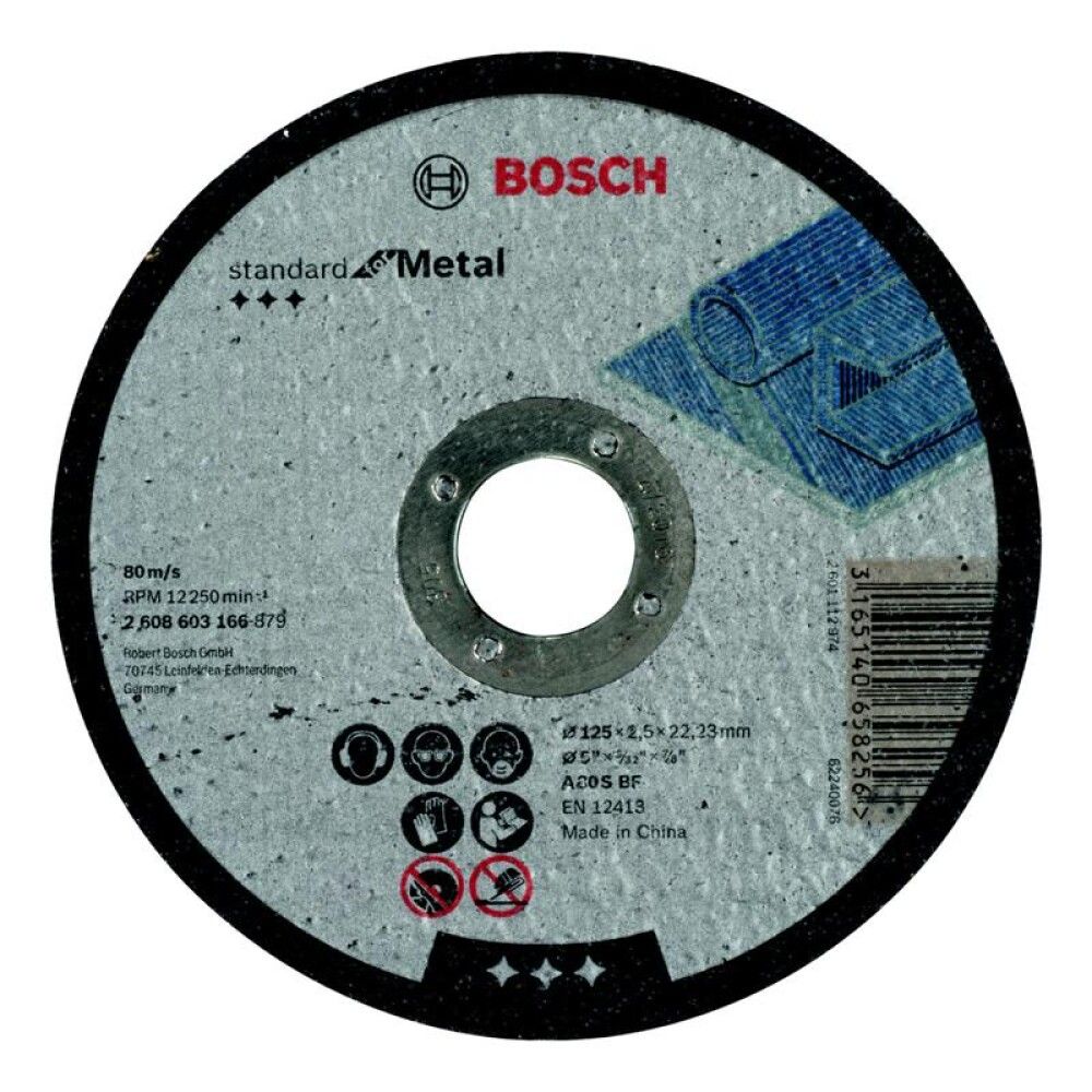KAPPESKIVE BOSCH METALL STD 125X2,5 MM