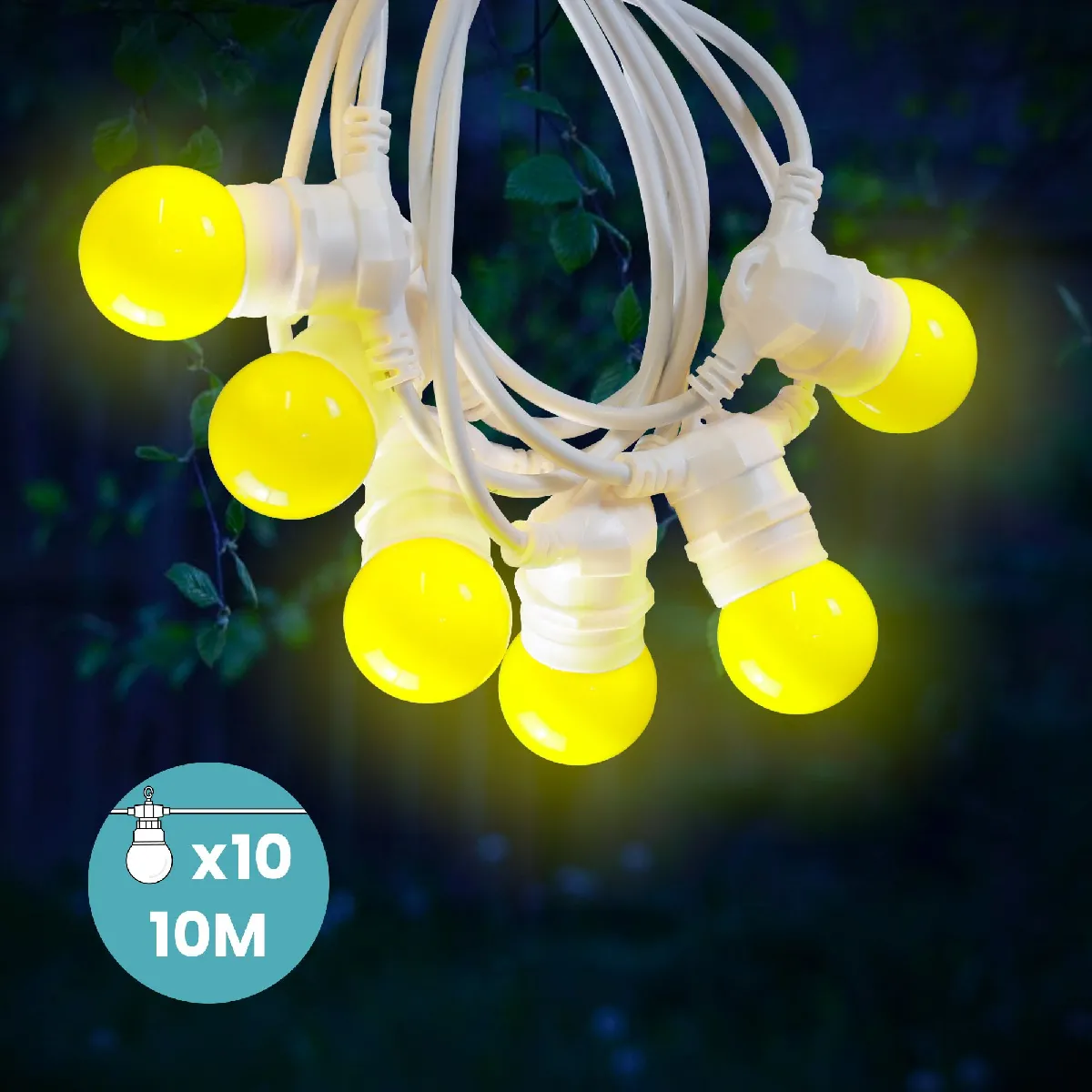 SkyLantern Guirlande Lumineuse Jaune 10M