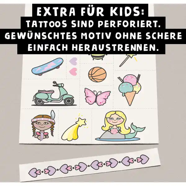 Temporäre Tattoos Set 04