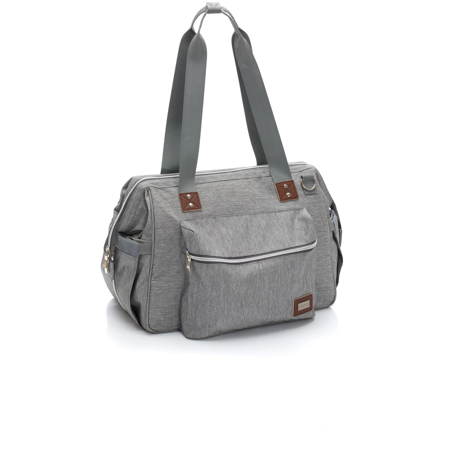 fillikid Wickeltasche Korfu Melange Hellgrau