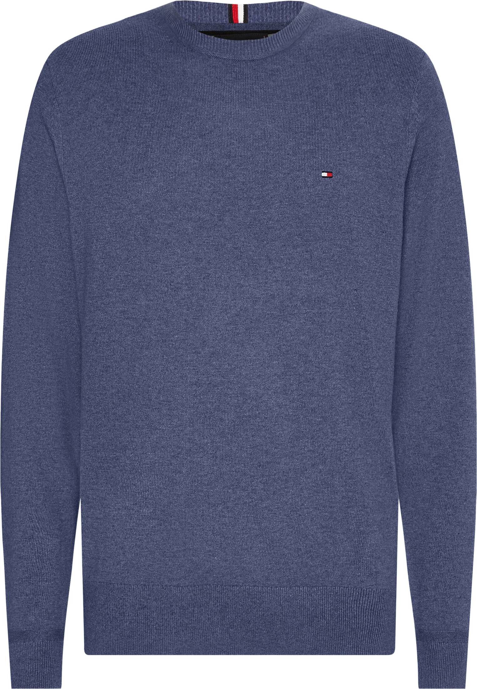 Tommy Hilfiger| Herren Strickpullover Rundhals Baumwolle/Kaschmir Regular Fit