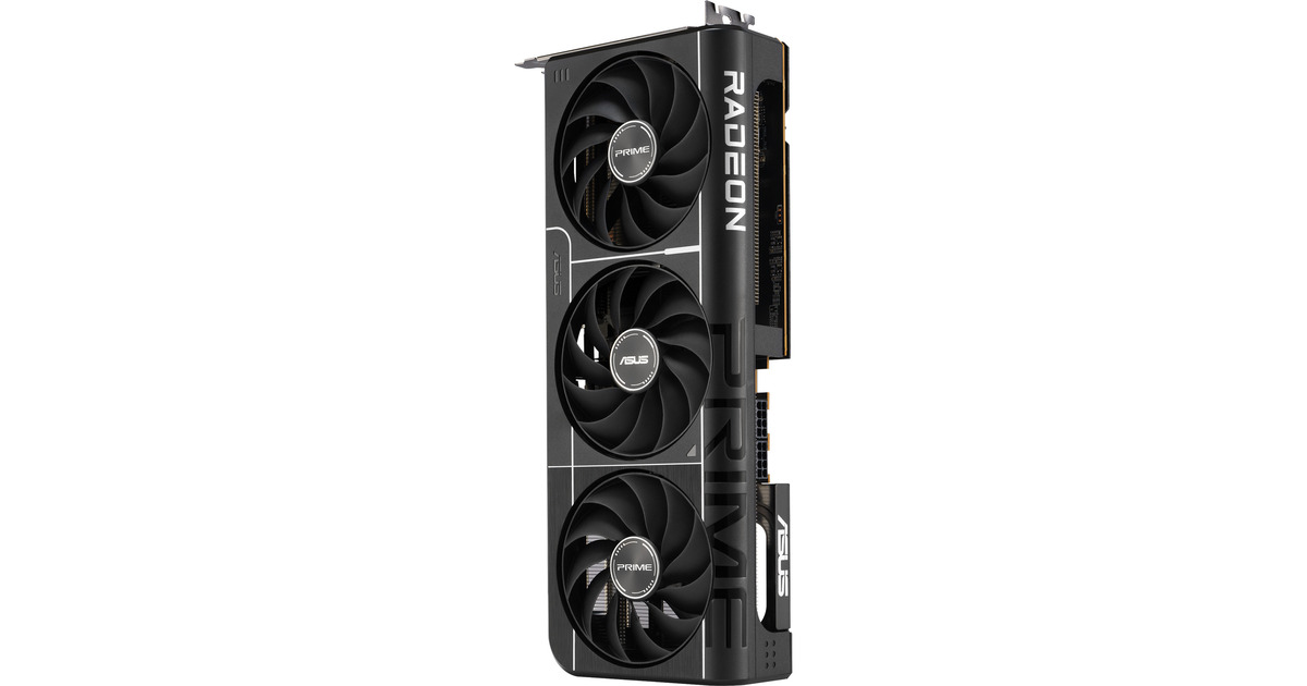 ASUSPRIME Radeon RX 9070 EVO OC grafische kaart  (Grijs, 3x DisplayPort, 1x HDMI)