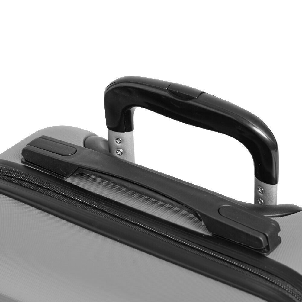 Valise cabine 92L plastique ABS noire 51x29xH76cm