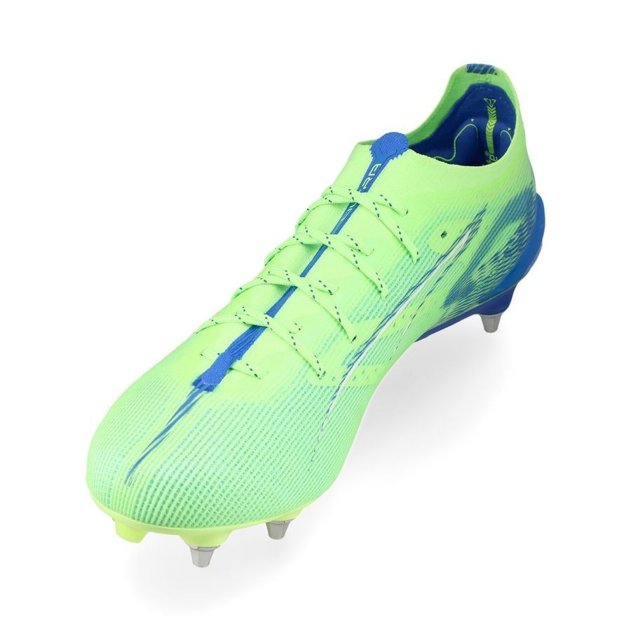 PUMA Ultra 5 Ultimate SG Lights Out - Fizzy Apple/Blanc/Bleu