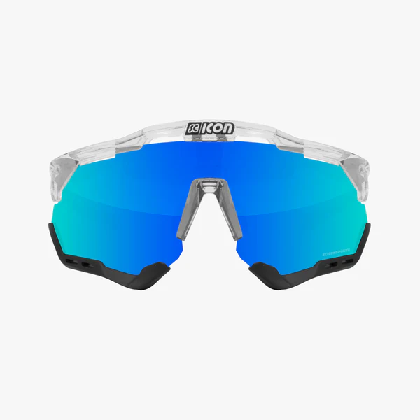 Scicon Aeroshade XL cykelbriller crystal/multimirror blå