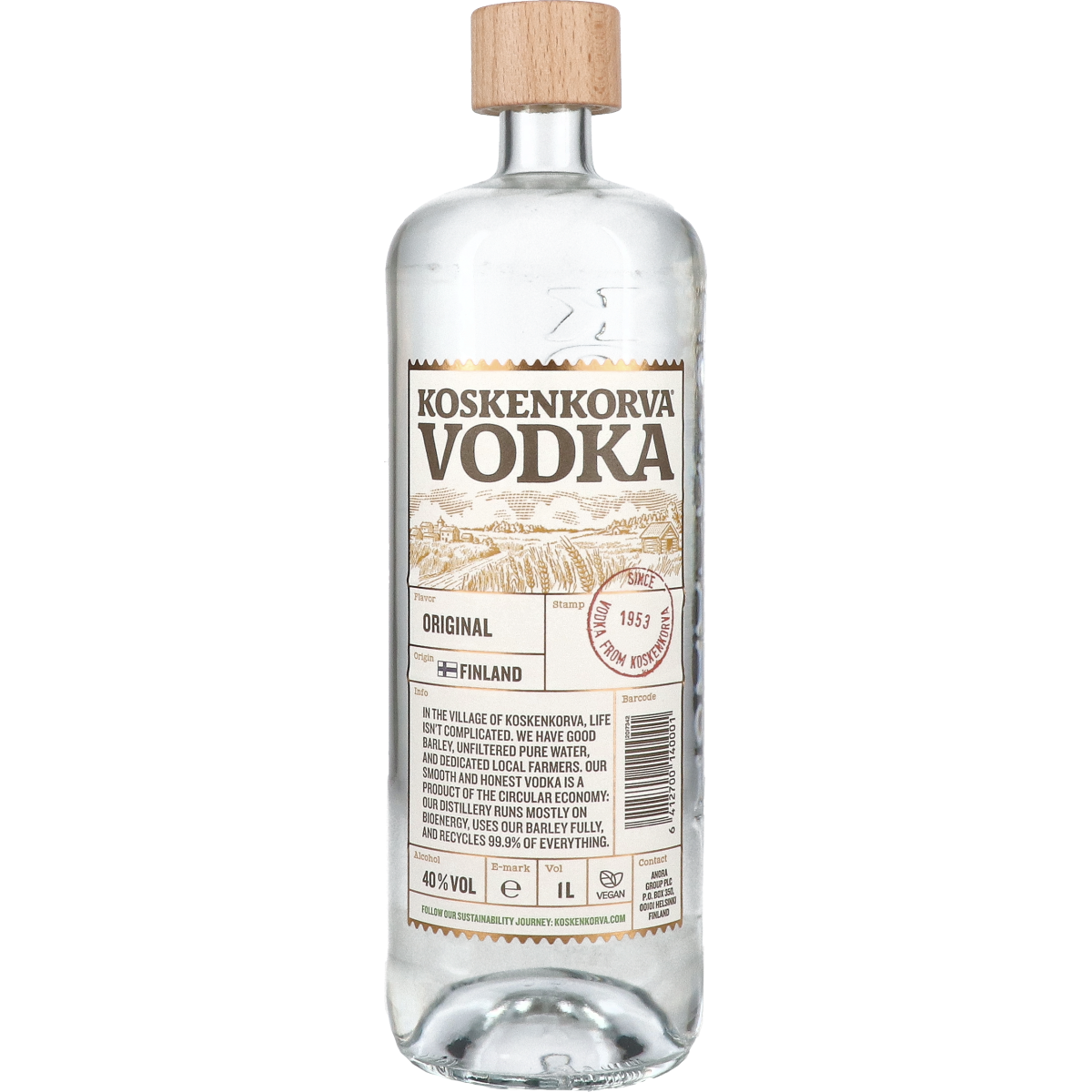 Koskenkorva Vodka 100 cl