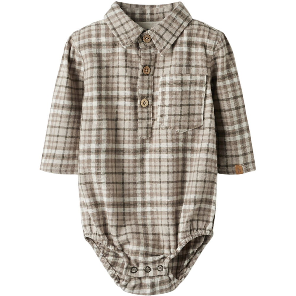 Køb Lil'Atelier Sepia Tint Nbmrebel Ls Body Skjorte Lil