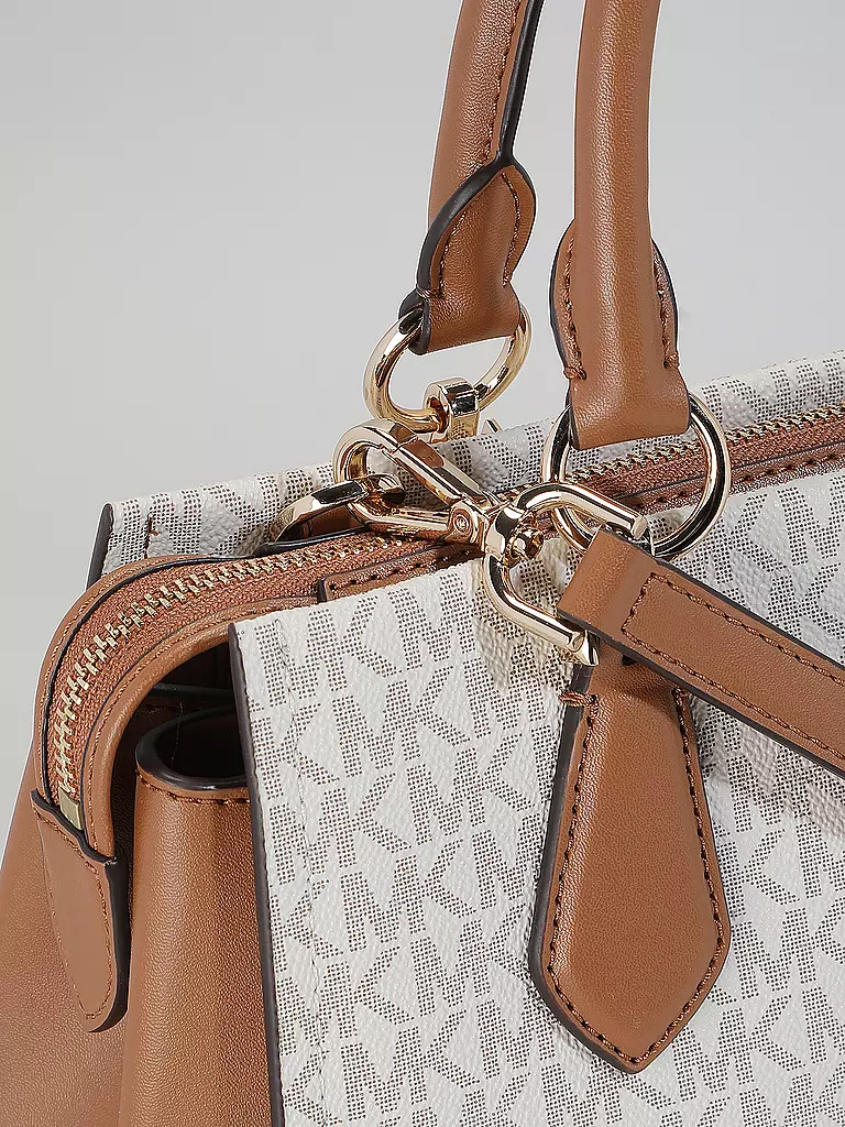 MICHAEL KORS Ledertasche - Henkeltasche MARILYN Medium creme
