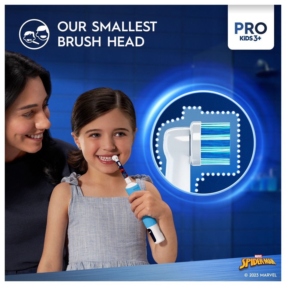 Oral-B - Vitality Pro Kids Spiderman Elektrisk Tandbørste HBOX