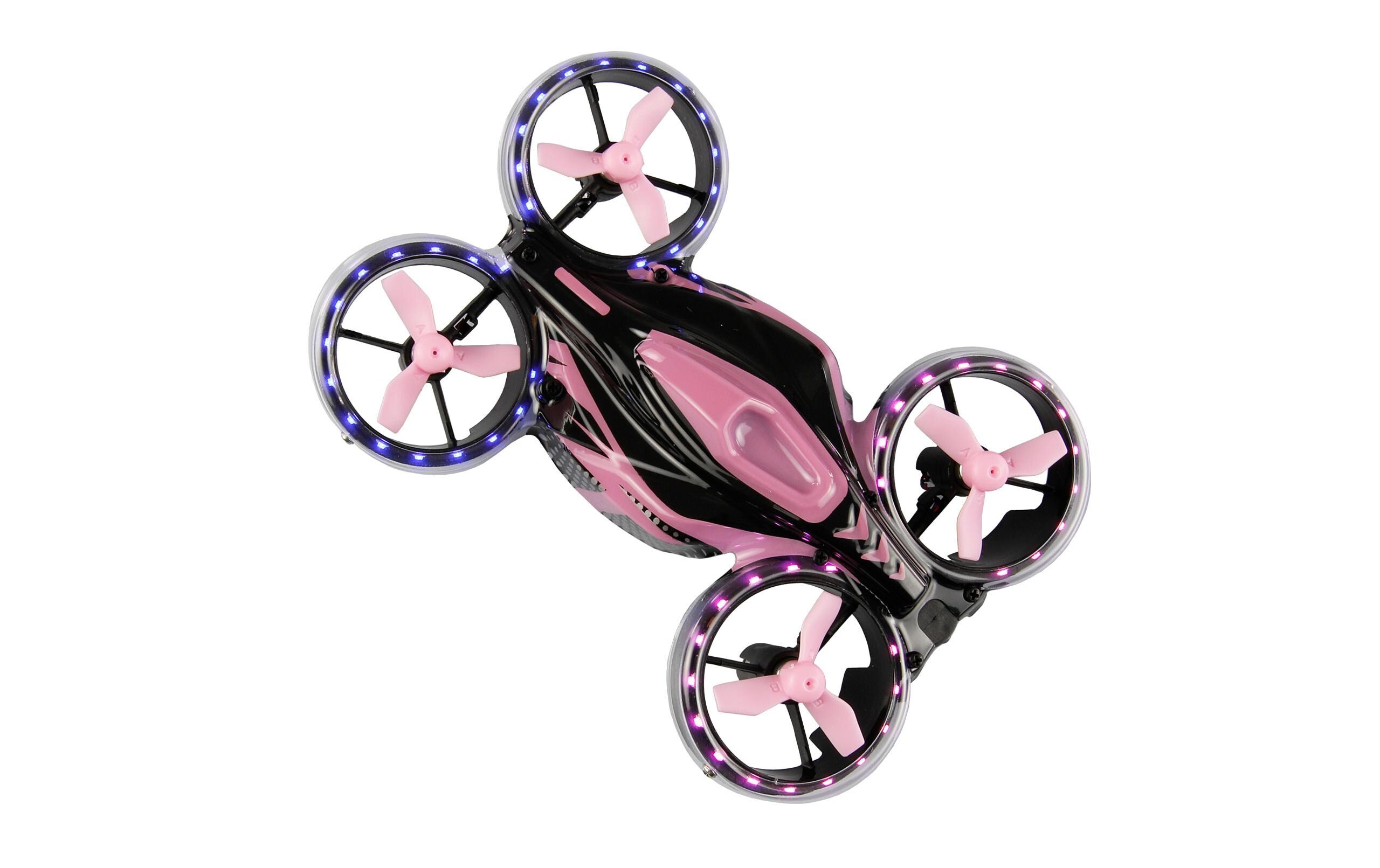FightStar Battle Drone Set Grün & Pink, RTFZwei 2-in-1-Drohnen mit IR-Kampffunktion