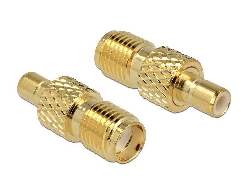 Delock Antennenadapter SMA Buchse – SMB Buchse Koaxialstecker 1 Stück