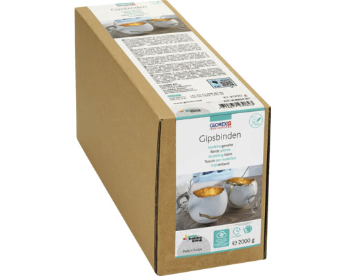 Gipsverbanden, grootverpakking 2 kg, 10 rollen 5 m x 10 cm