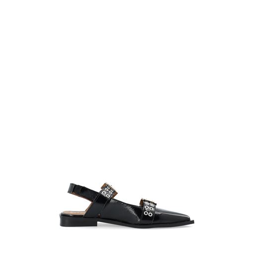 Bianco BIAVictoria Slingback Ballerinasko, Black Nappalak, 41