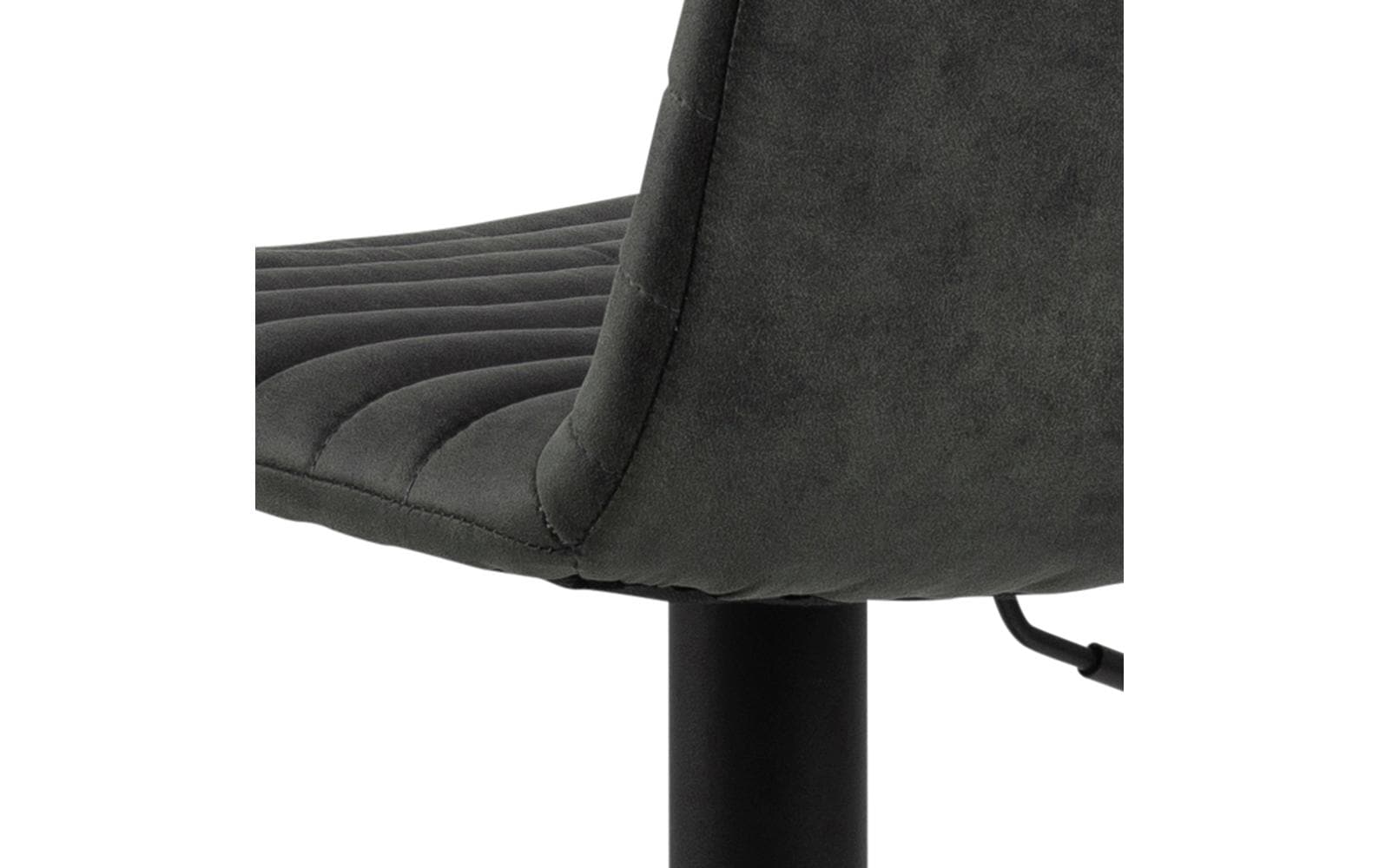 Barhocker Kimmy, 2 Stück, 50 x 110.5 cm, Anthrazit<br>Barstühle mit geradlinigem Design