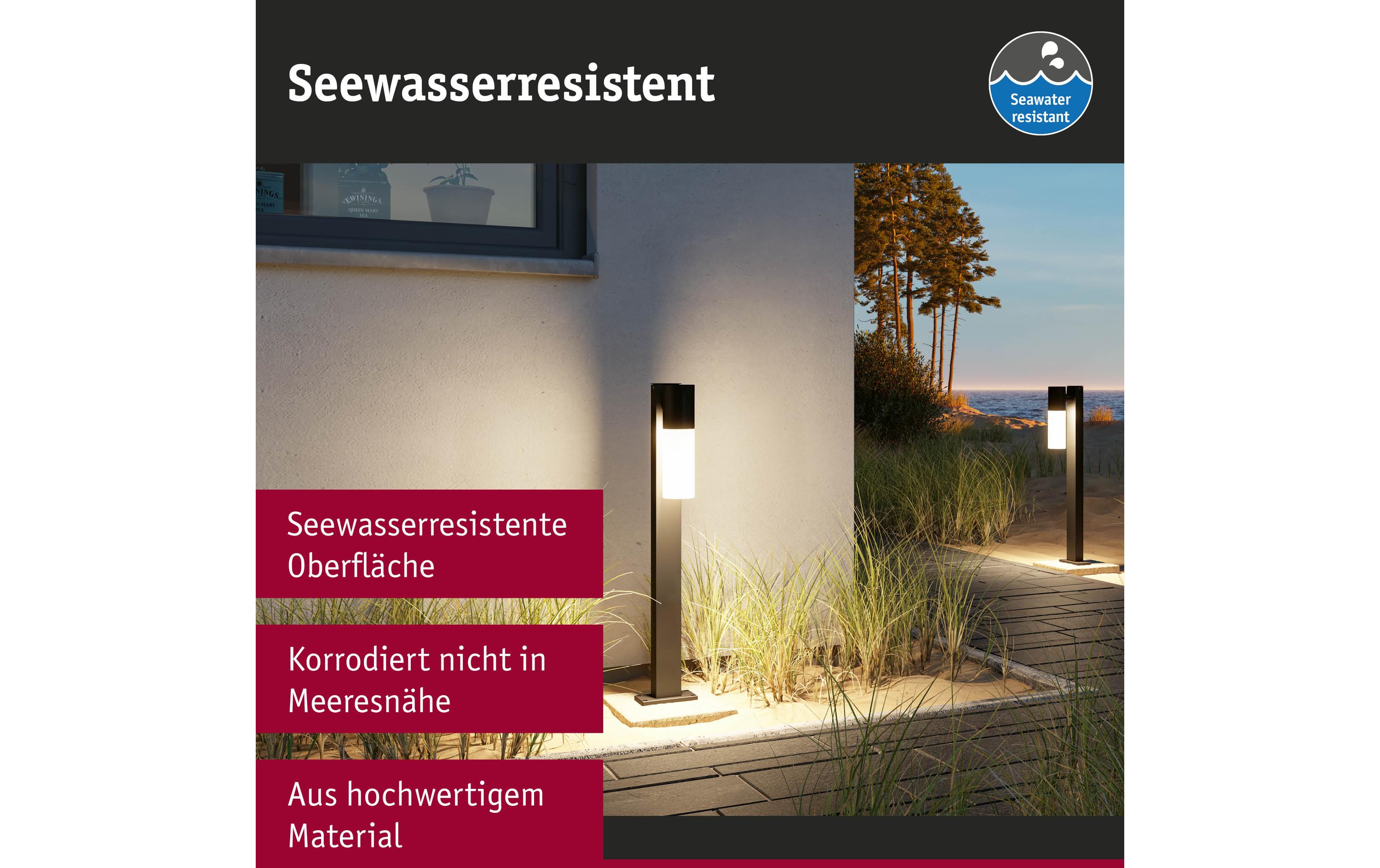 Sockelleuchte LED Tralia E27, 10W, Anthrazit<br>LED Pollerleuchte