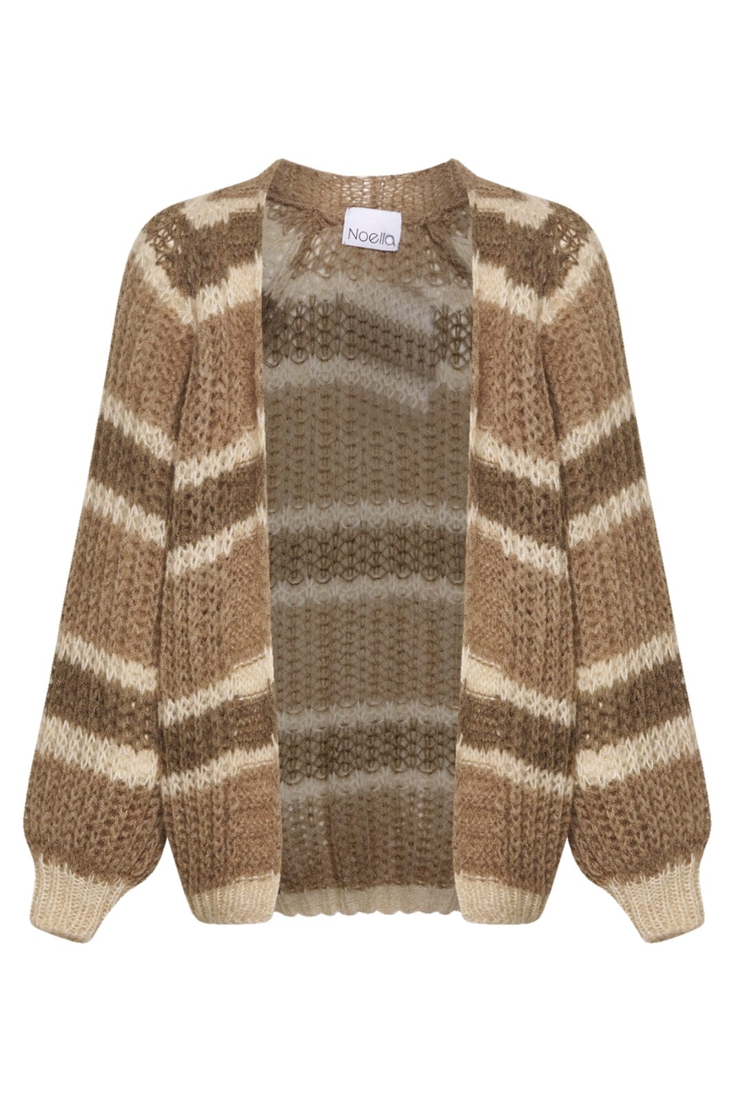 Noella Vera Knit Cardigan 930 brown camel sand