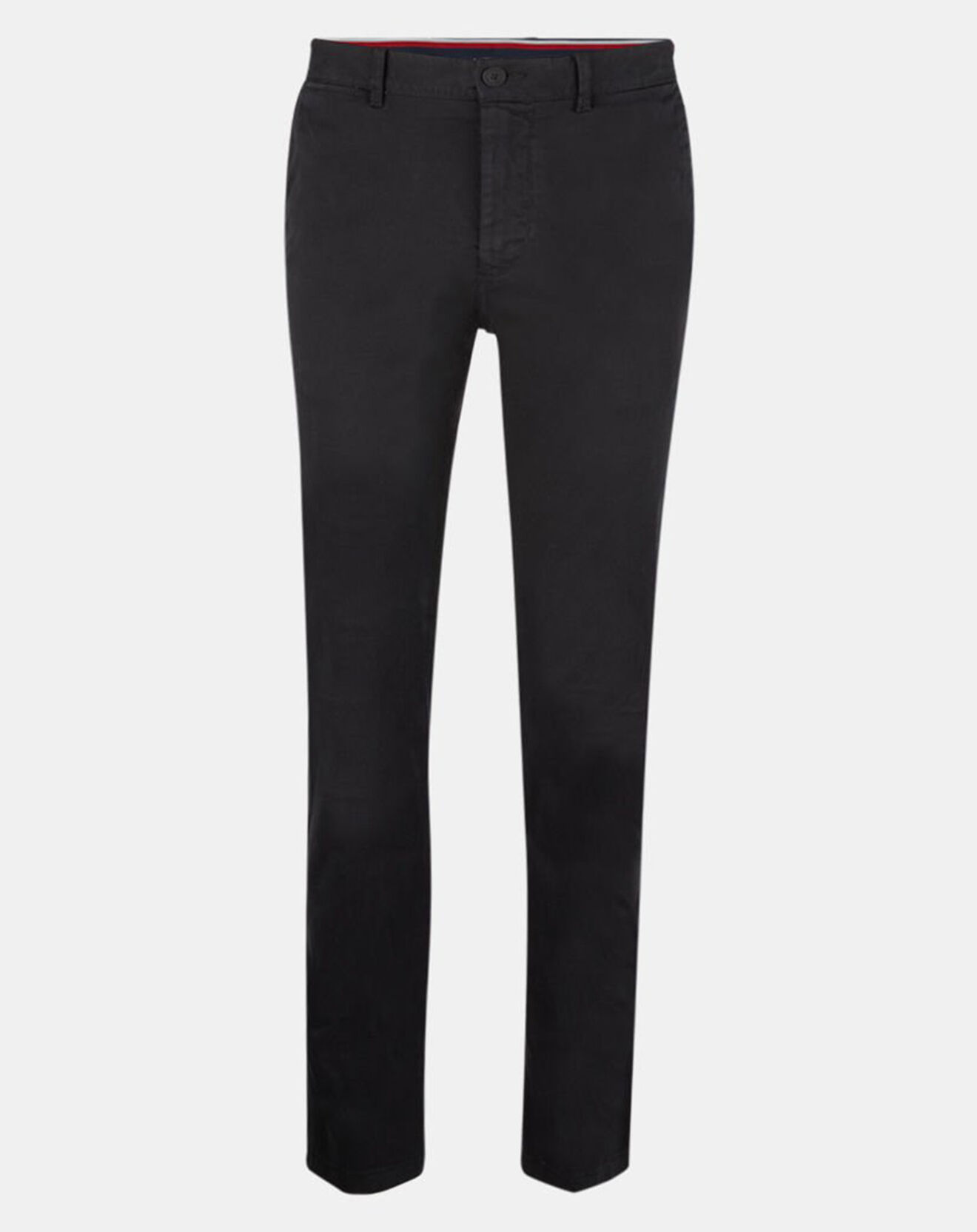 Tommy Hilfiger Pantalon Chino Slim Denton Th Flex Satin Gmd noir