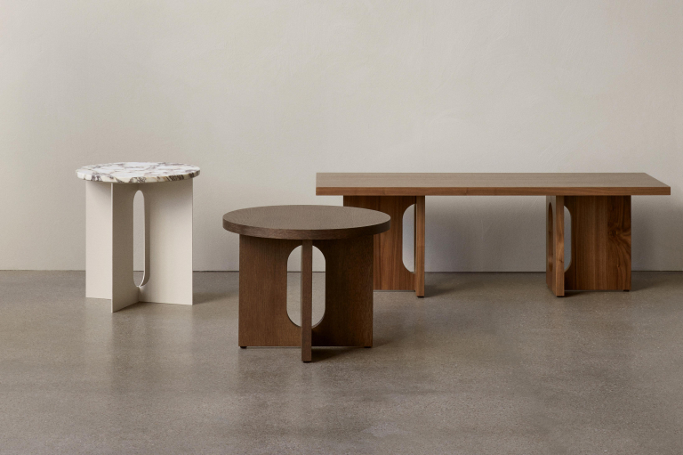 Audo Copenhagen Androgyne bijzettafel Ø50 walnoot